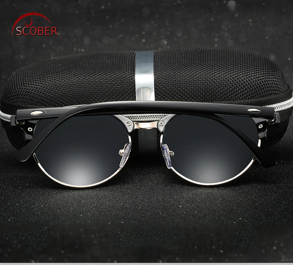 Ретро Винтажные круглые мужские и женские поляризованные солнцезащитные очки, поляризованные солнцезащитные очки на заказ, близорукость, минус линзы по рецепту от-1 до-6