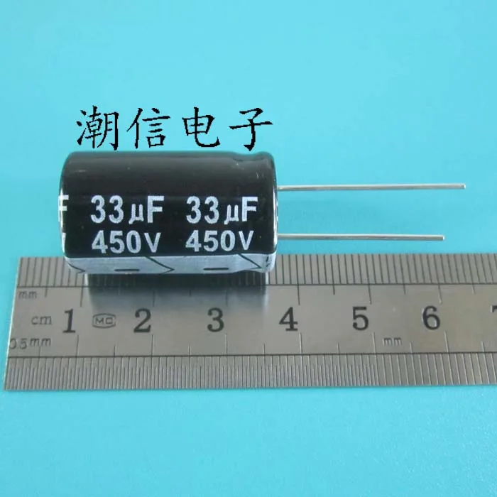 (5 шт./лот) 450V33UF 33UF450V новый оригинальный электролитические конденсаторы 16X25 |
