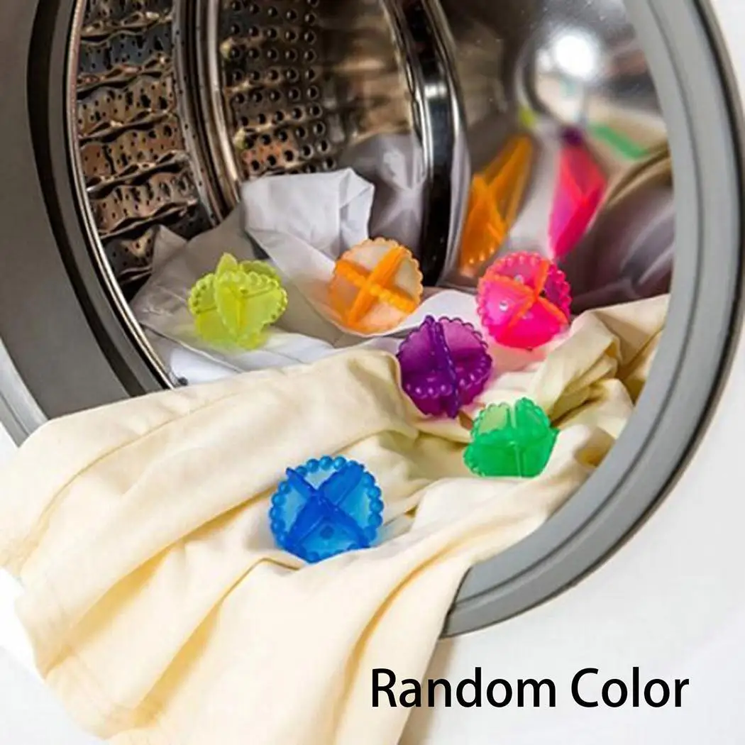 

New Colorful Strong Decontamination Cleaning Crystal Laundry Bathroom 6cm/2.4inch Ball Washing Machine Ball