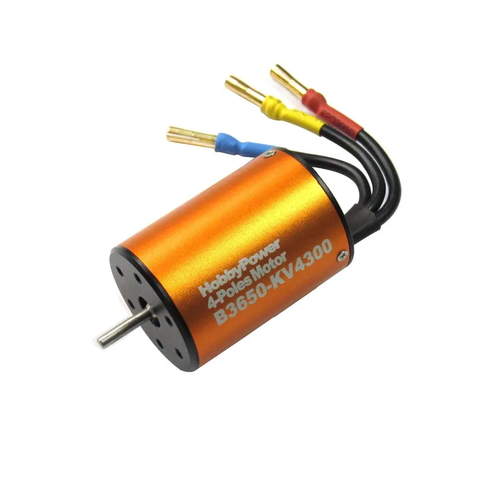 Бесщеточный 4 полюсный двигатель HP B3650 5200KV 4300KV 3900KV для автомобиля багги лодки 1/10