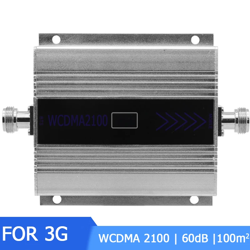 

LCD Display 3G Mobile Signal booster 2100MHz WCDMA Repeater 3g Cellular Signal Booster Amplifier Gain 60dB For Home and Office