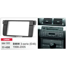 CARAV 11-498 двойной Din Fascia чехол для BMW 3-Series(E46) 1998-2005 Радио DVD стерео Панель тире монтажа Установка отделка