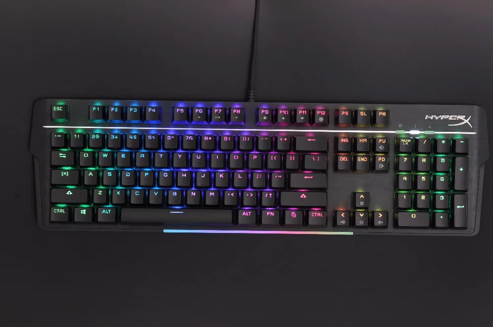 kingston hyperx mars rgb mechanical gaming keyboard adjustable key
