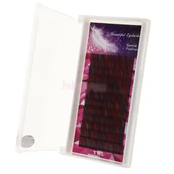 

0.07D 10mm Colorful Fiber Fake False Eyelash Eye Lashes Extension Makeup