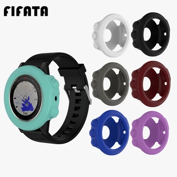 

FIFATA For Garmin Fenix 5X Smart Watch Colorful Silicone Protector Case Soft Protective Shell Protector Cover For Garmin Fenix5x