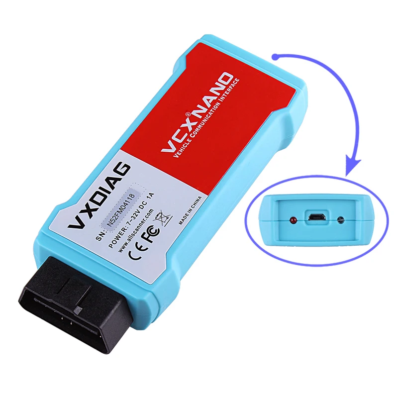 VXDIAG VCX NANO для Ford Mazda 2 в 1 с IDS V117 OBD2 сканер ECU программист Авто ключ Автомобильный