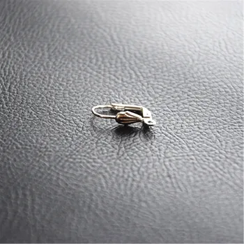 

50PCS Fine Jewellery Components Genuine 925 Sterling Silver Handmade Beadings Findings Earring Hooks Shell decoration Fittings