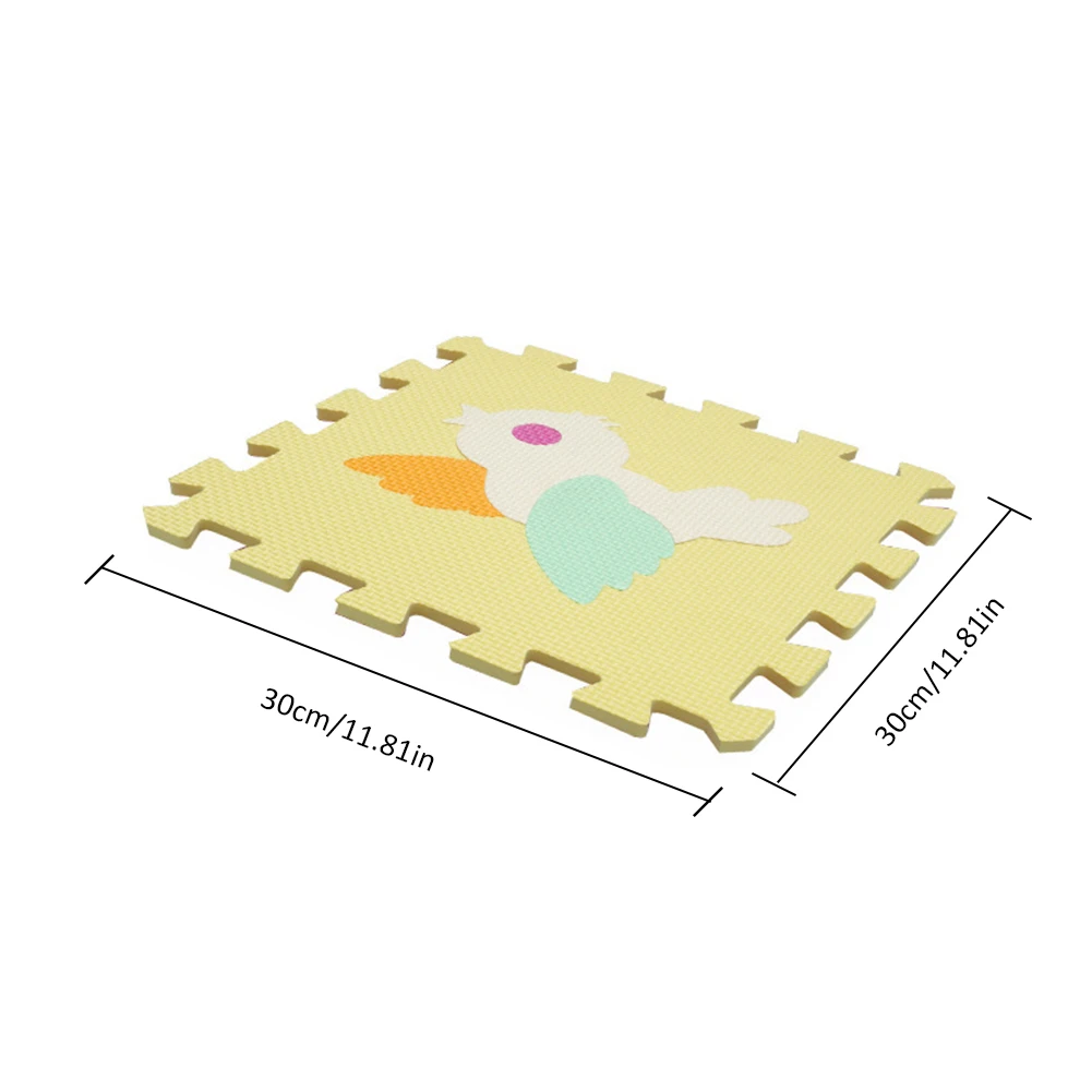 Мультфильм животных шаблон ковер головоломка вспененный этилвинилацетат материя Дети Напольные головоломки игровой коврик для ребенка детский зал для игр ползать мат с Hek