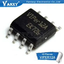 10 шт. VIPER12A SOP8 VIPER12 SOP 12A лапками углублением SOP-8 SMD VIPER12AS VIPER12ASTR и IC