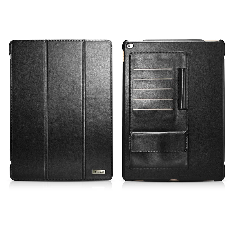 For iPad Pro 12.9 2017 Case ICARER Wallet Card Holder Flip Magnetic Auto Wake Smart Case For Apple iPad Pro 12.9 2015 2017 Cover