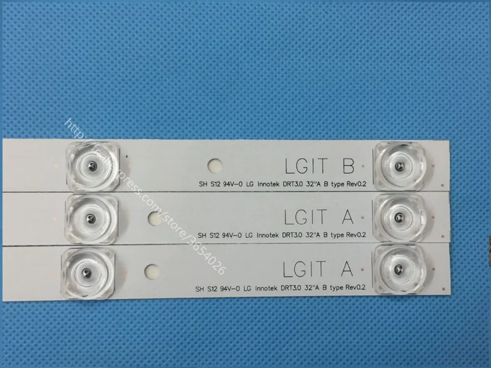 Новый 30 шт. светодио дный подсветка бар идеально replacem для 32MB25V LGIT A B innotek DRT 3,0 32 A B 6916l-1974A 6916l-1975A 6 светодио дный