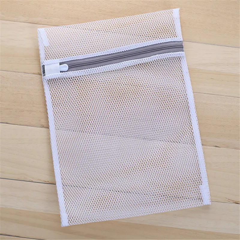 Clothes Washing Bag Mesh Wash Bag Lingerie Delicates Laundry Zipper 3 Sizes Underwear Washing Machine Clothes Protection Net