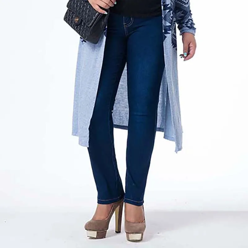 Lguc.H Push Up Jeans Woman Large Size Stretch Jean Full Women Big Size Mom Jeans Blue Trousers Female Clothes 5xl 6xl 7xl 2019
