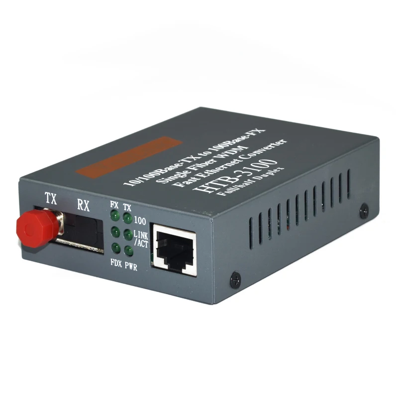 1 пара htb-3100ab 100 м волокно трансивер 1 интерфейс FC + 1 RJ45 порт 25 км fast ethernet media converter бесплатная доставка