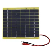 5W 18v solar cell panel for diy boat car 12V battery charger free shipping