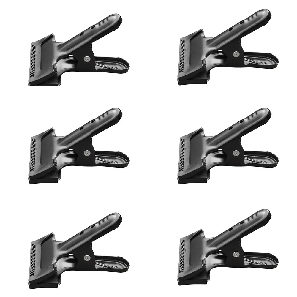 

6pcs Multi-function Photo Studio Heavy Duty Metal Spring Clamp Backdrop Clip for Photography Background Backdrops