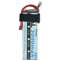 XXL 2S RC lipo battery 3000mAh 7.4v 35C max 70C For rc helicopter car boat quadcopter FPV Drone DJI