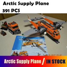 10441 Ártico Fornecimento de Avião Modelo kits de construção compatível com lego city 60064 3D blocos brinquedos Educativos passatempos para crianças