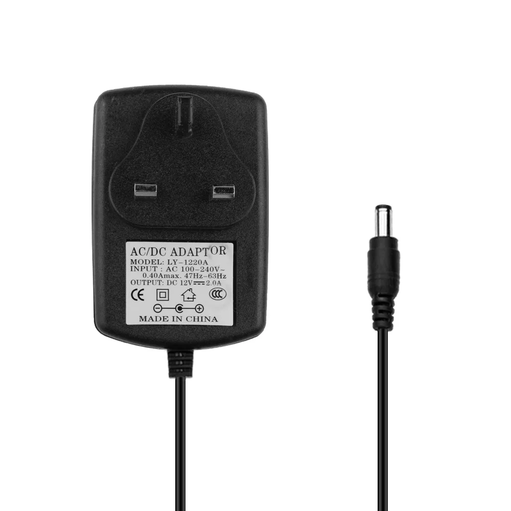 

12V 2A Power Adapter Charger Converter Switching Power Supply Transformer Adaptor UK Plug AU Plug