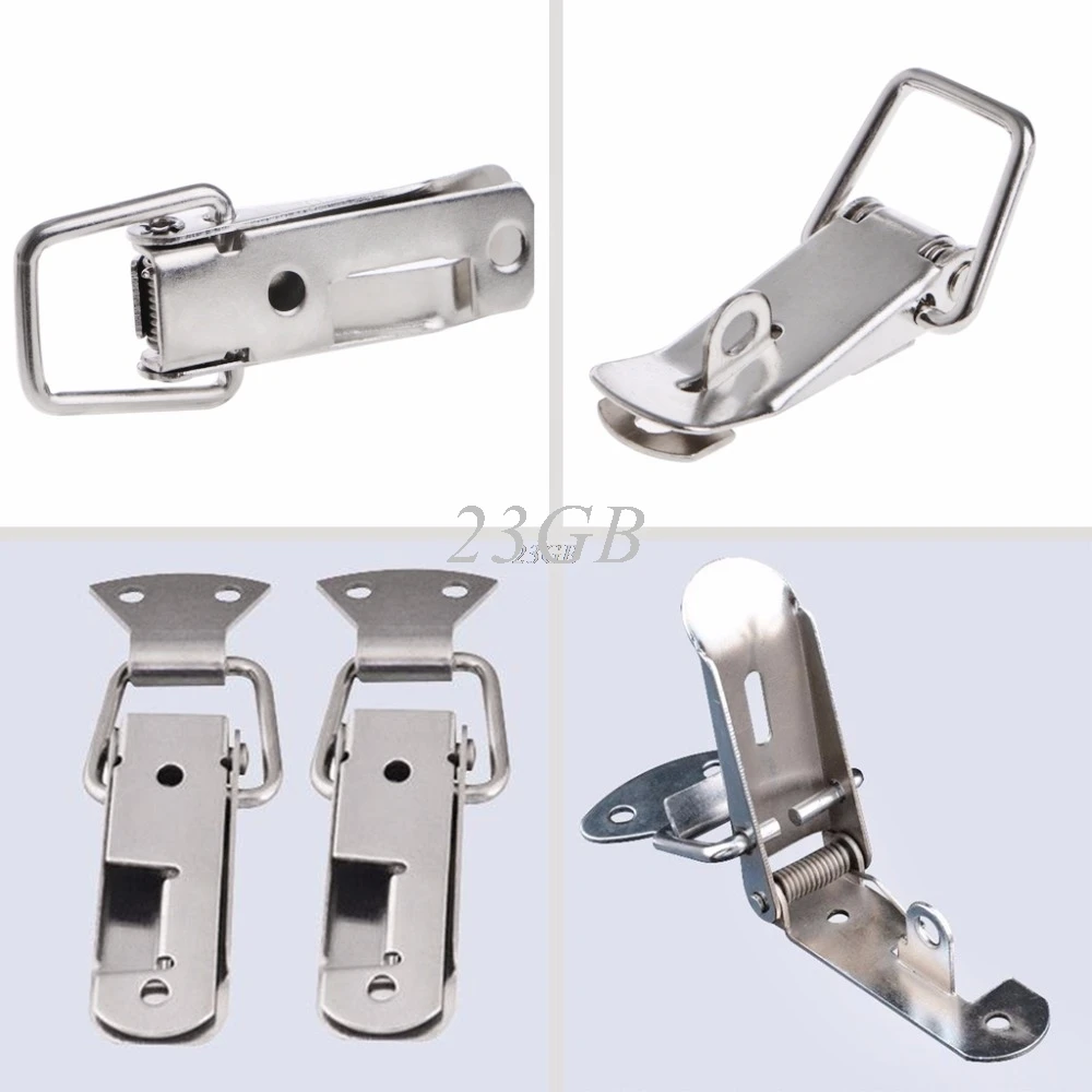 Spring Loaded Latch Catch Toggle Hasp 4PCS/SET Hardware Boxes