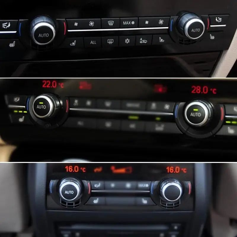 1 шт. черный авто кондиционера, Температура переключатель регулировки Замена кнопки для BMW F10 F07 F02520