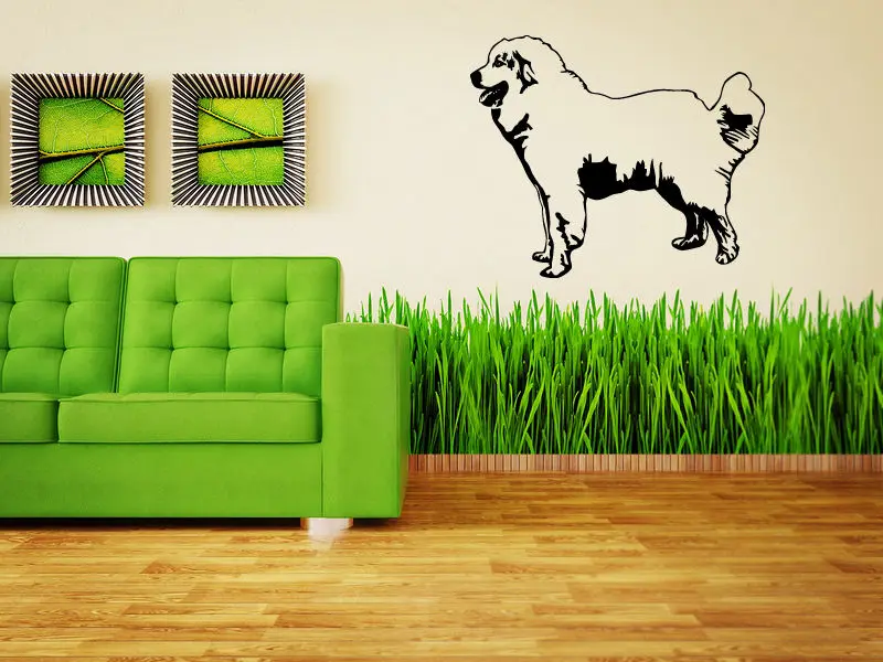 Image Great Pyrenees Dog Puppy Breed Pet Animal Family Wall Sticker Decal Mural