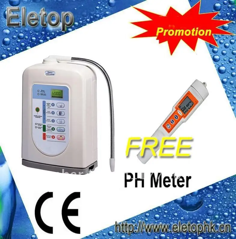 

water ionizer machine,free shipping,white color,free prefilter,free ph meter