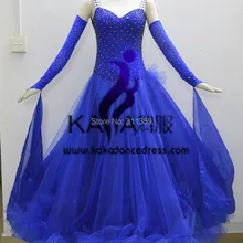 KAKA ТАНЕЦ B1417, Dance Одежда Бальные Стандартный Танцы Dress, Вальс Конкурс Dress, Женщины, Бального Танца Dress