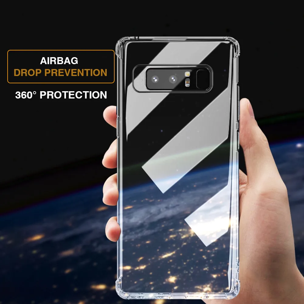 Чехол для Samsung Galaxy Note 9 чехол S9 Plus силиконовый прозрачный Футляр TPU мягкий M20 M10 M30 A10