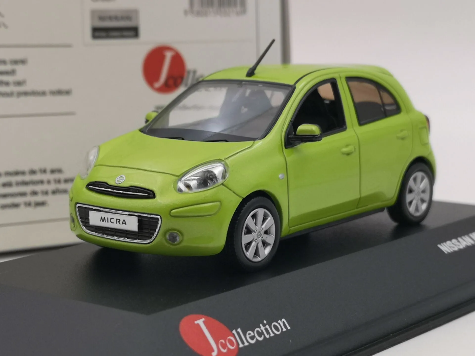 JC 1:43 NISSAN MICRA 2010 зеленый бутик сплава игрушки для детей Детские игрушки модель оригинальная посылка