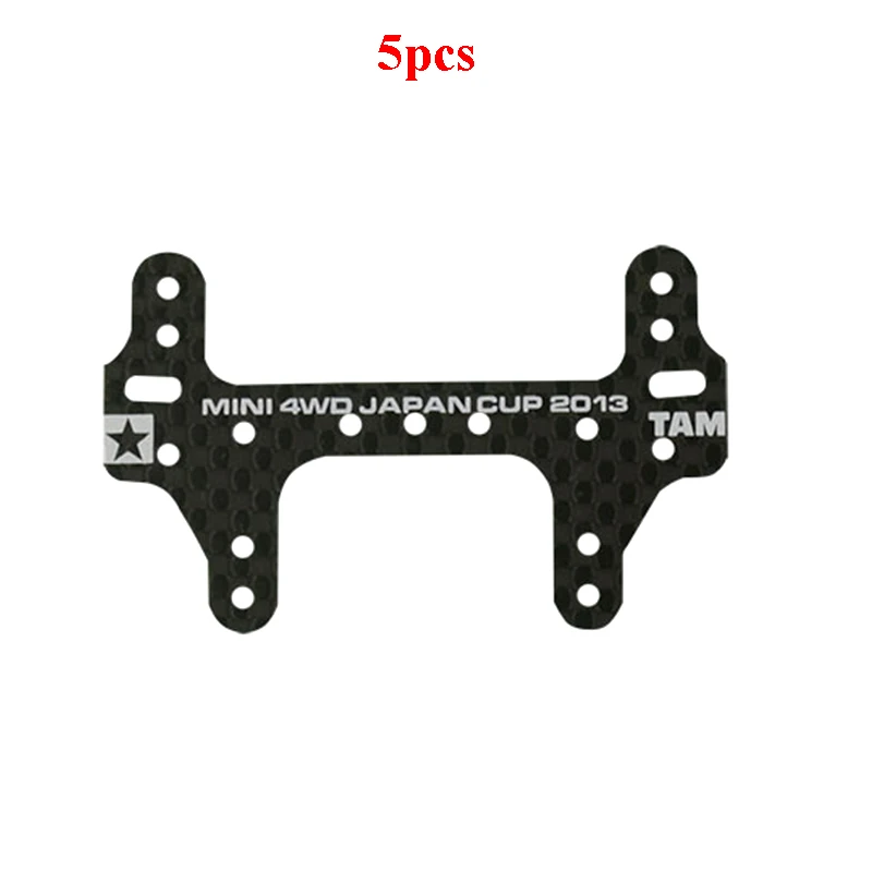 

5Pcs Carbon Fiber Thickness 1.5mm Rear Reinforcing Plate Roller Setting Stay Pteris for RC Model DIY Tamiya Mini 4WD Racing Cars