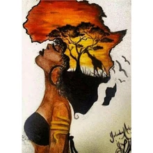 Алмазная вышивка Африка 5d diy для самостоятельного создания картины из кристаллов деревенский рукоделие мозаика вышивка крестиком изображение на заказ домашний декор L218