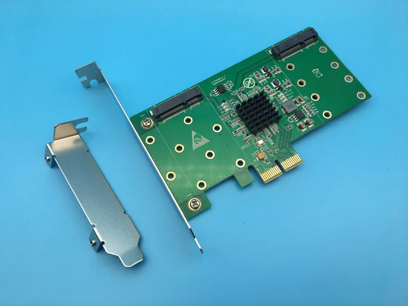 Buy PCIe2.0 to 4Port mSATA SSD Hardware RAID Card Host Adapter NCQ 6Gbps Raid 0