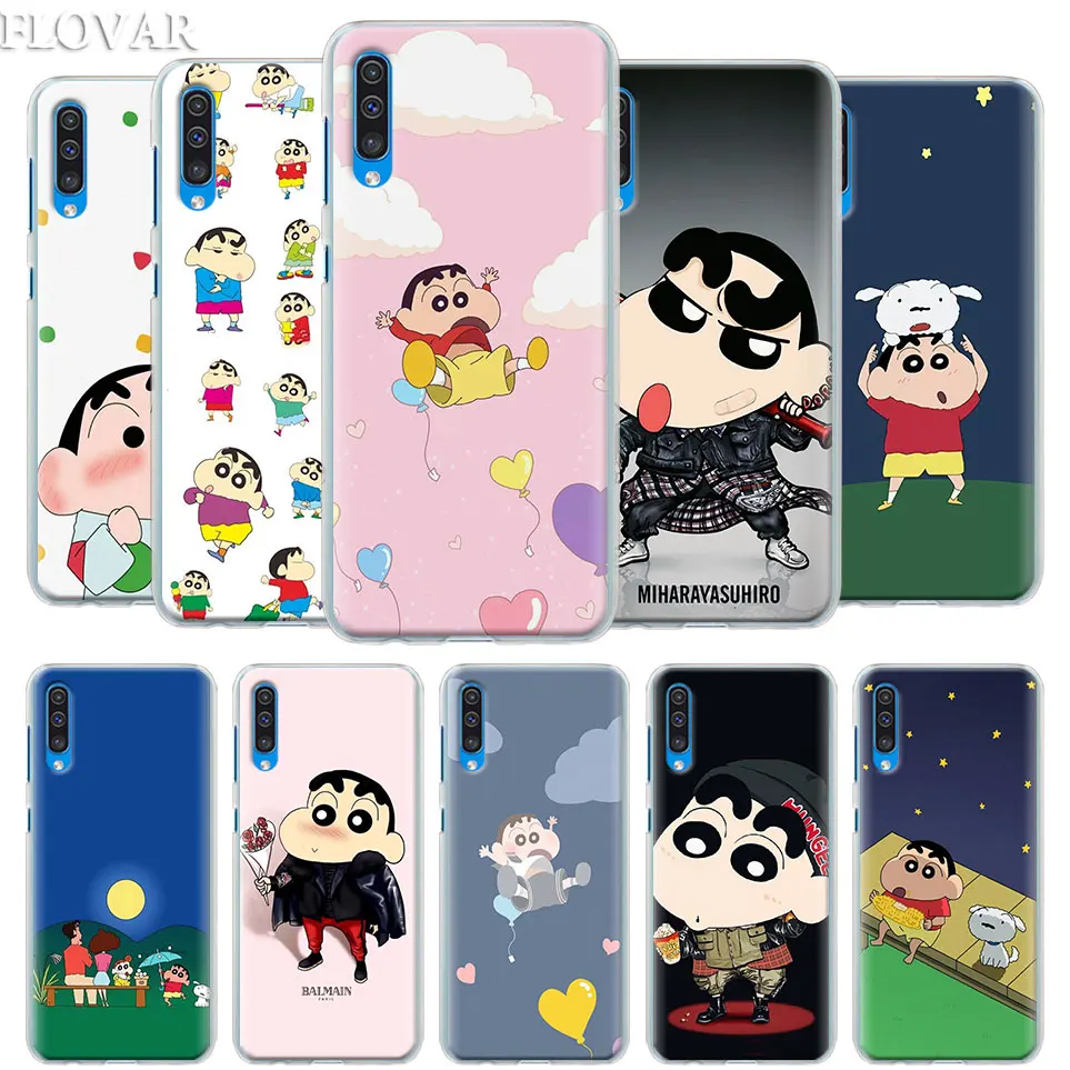 

Crayon Shin Chan Case Cover for Samsung Galaxy A30 A40 A50 A70 A6 A8 Plus A7 A9 2018 M30 Phone Case Coque