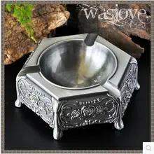 Цинковый сплав творческий ретро украшения дома, металлические изделия, друзья праздничные подарки, металлическая пепельница для smokeYHG001