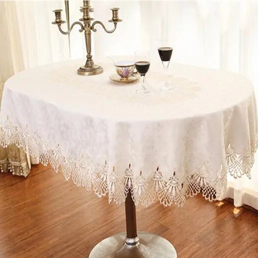 

Big size luxury european-style Oval table cloth round table cloth lace round tea table cloth free shipping