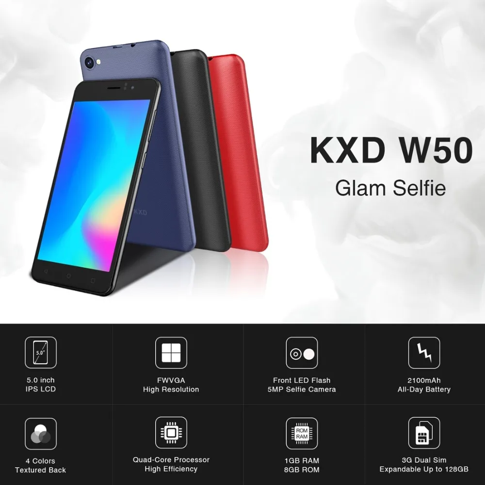 KENXINDA W50 смартфон с четырёхъядерным процессором MTK6580 ОЗУ 1 ГБ ПЗУ 8 5 0 МП