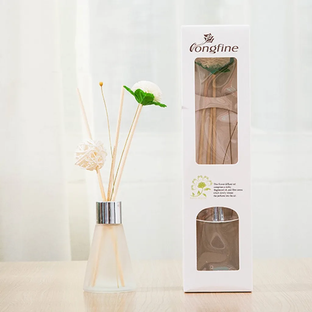 

New 50 ML Reed Oil Diffusers with Natural Sticks, Glass Bottle and Scented Oil