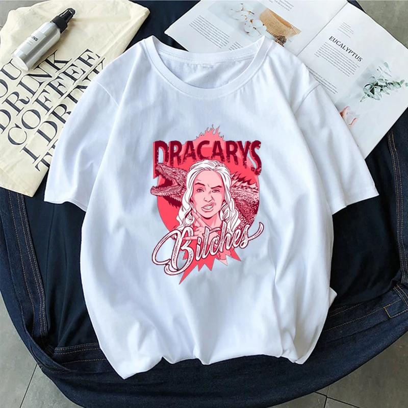 Dracarys Футболка Игра престолов бренд унисекс для взрослых Harajuku Винтажная Camisetas Hombre