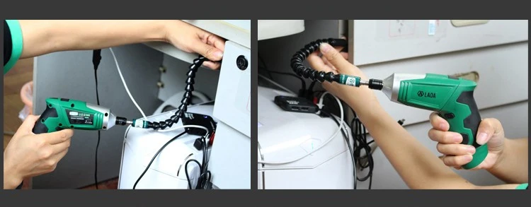 LAOA 3,6 В Портативный электрический шуруповерт заряжаемый аккумулятор электрическая дрель 19 в 1 аккумуляторная дрель DIY электроинструменты