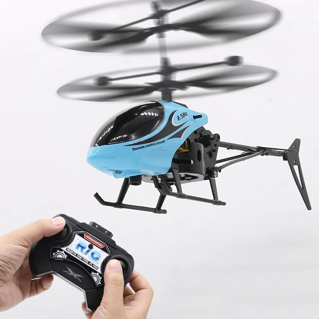 

Mini RC Infrared Induction Remote Control RC Toy 2CH Gyro Helicopter Drone Plastic RC Helicopter Blue Green Model Drop Shipping