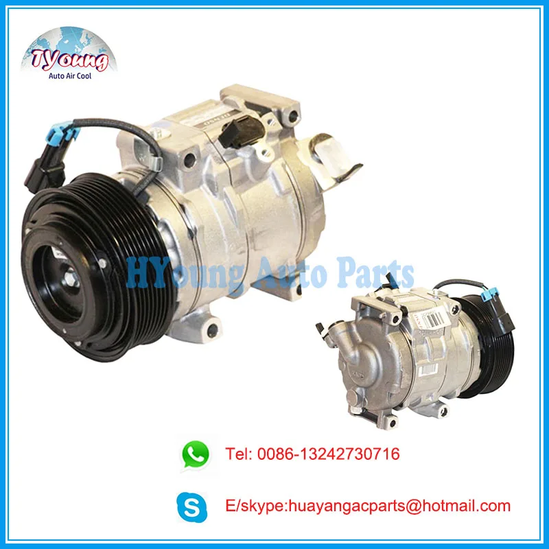 

10SRE18C AC Compressor for John Deere 6105D Tractor 10SRE18C RE284680 SE502697 Direct Mount