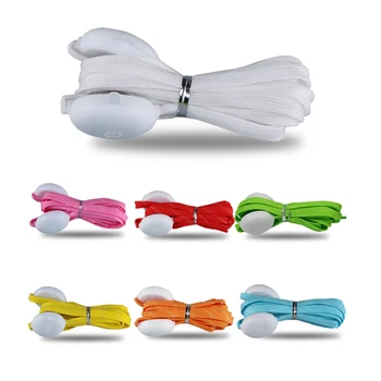 

LED Flash Light Up Shine Shoelaces Skating Party Laces Shoestrings New Multi-Color Cool Night Run Strap Of Light Party Supplies