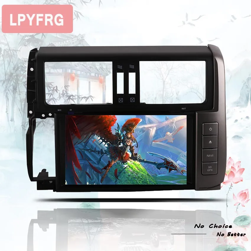 Flash Deal Android 9.0 car Stereo GPS Navigation with 64G ROM 4G RAM Bluetooth wifi music pc tape for Toyota Prado 150 2010- mirror steer 3