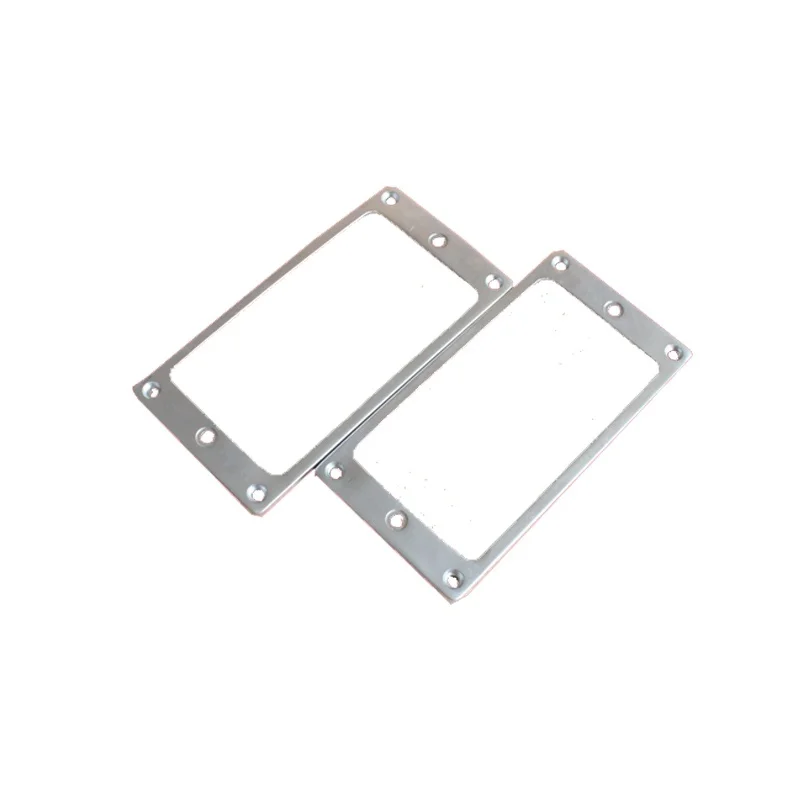

2pcs Electric Guitar Pickup Metal FLAT Humbucker Pickup Mounting Ring Chrome