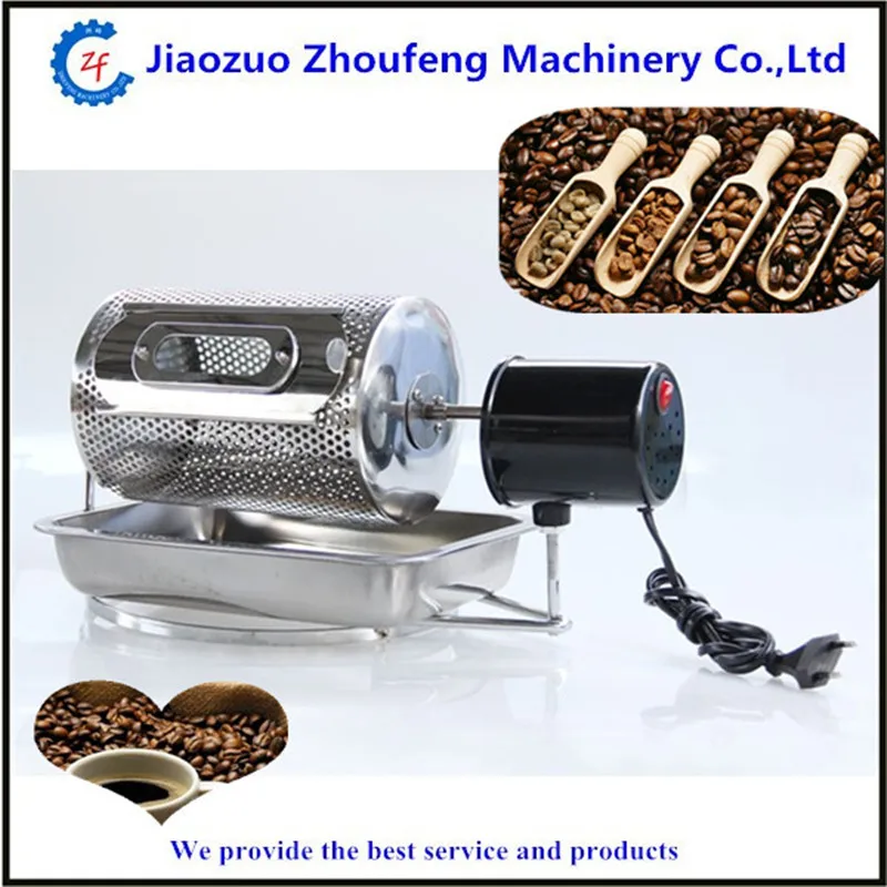Coffee bean roasting machine household mini stainless steel electric ...