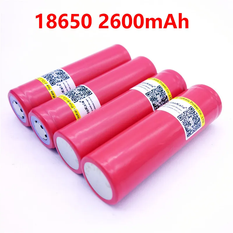 Новинка LiitoKala 26ZY 18650 2600mAh литий-ионная аккумуляторная батарея фонарик батареи - Цвет: 4pcs