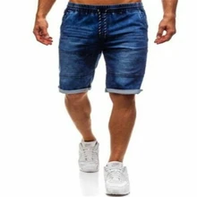 Мужские шорты, джинсовые шорты Карго, свободные, подходят для работы, мешковатые