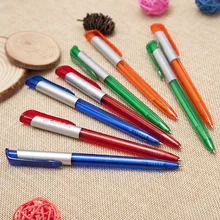 DHL быстрая 1000 шт./лот, включающий в себя 1 цветное нанесение логотипа рекламная пластиковая ручка пользовательский прозрачный рекламная ручка