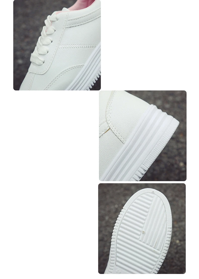 Летние белые кроссовки; женская повседневная обувь на платформе; zapatillas mujer; женская дышащая обувь, увеличивающая рост, с круглым носком